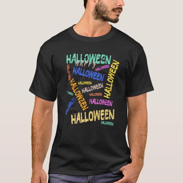 Happy halloween Halloween Costume T Shirt (Framsida)