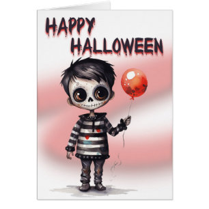 Happy halloween hälsningskort