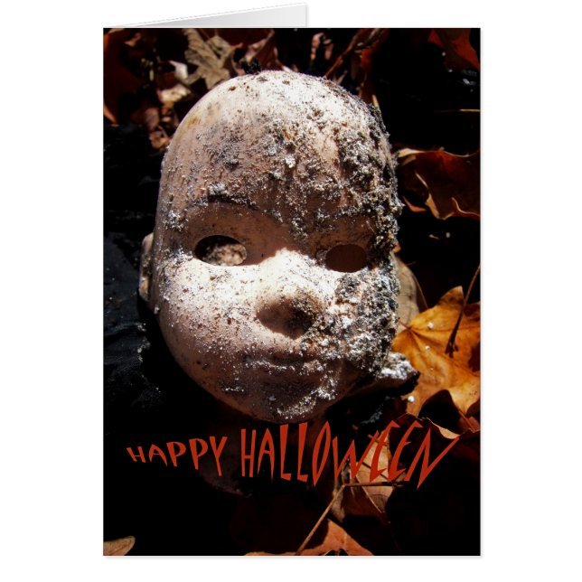 Happy halloween hälsningskort (Framsidan)