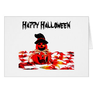 Happy halloween hälsningskort