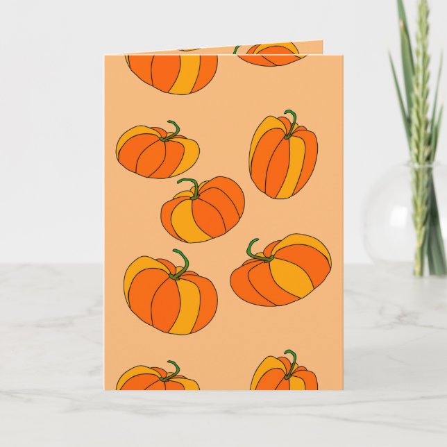Happy halloween-hälsningskort kort (Framsida)