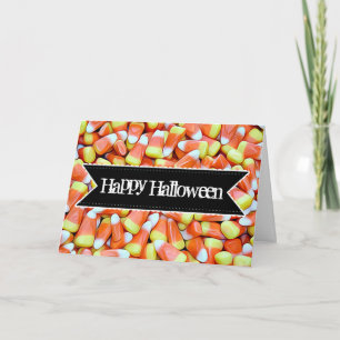 Happy halloween-hälsningskort kort