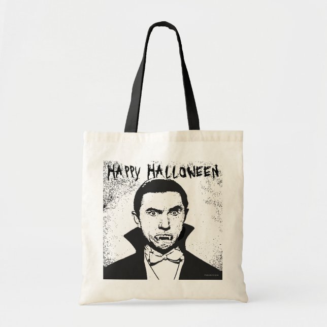 Happy halloween hänger lös Dracula Tygkasse (Framsidan)