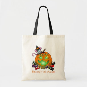 Happy halloween hänger lös tygkasse