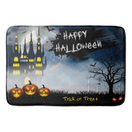Happy halloween Haunted House Bath Mat Badrumsmatta