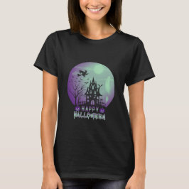 Happy halloween Haunted House Halloween T Shirt