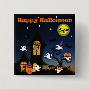 Happy halloween Haunted House Knapp