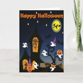 Happy halloween Haunted House Kort