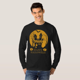 Happy halloween Haunted House Långärmad T Shirt
