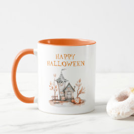 Happy halloween Haunted House Mugg