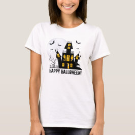 Happy halloween Haunted House T Shirt