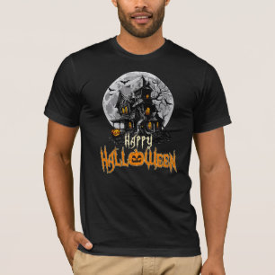 Happy halloween Haunted House T Shirt