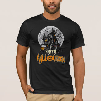 Happy halloween Haunted House T Shirt