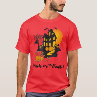 Happy halloween Haunted House T Shirt