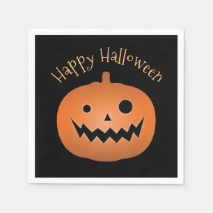 Happy halloween Haunted Jack o lantern Pumpkin Pappersservett