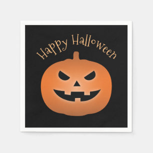 Happy halloween Haunted Jack o lantern Pumpkin Pappersservett