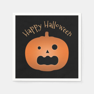 Happy halloween Haunted Jack o lantern Pumpkin Pappersservett