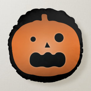 Happy halloween Haunted Jack o lantern Pumpkin Rund Kudde