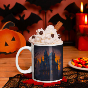 Happy halloween Haunted Mansion House Kaffemugg