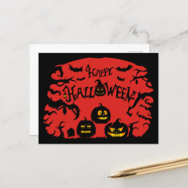 Happy halloween helg vykort