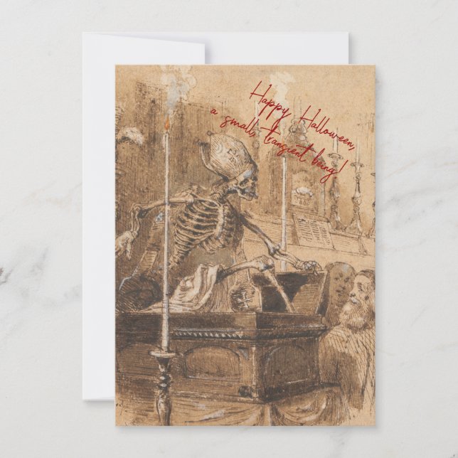 Happy halloween Helgdag-kort Julkort (Framsida)