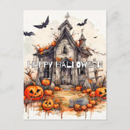 Happy halloween | Hemlig mansion Vykort
