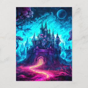 Happy halloween Hemlig mansion Vykort