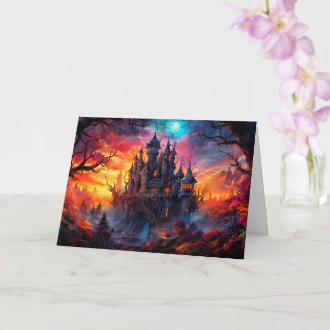 Happy halloween | Hemma hus Kort (Orkide)