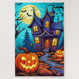 Happy halloween - Hemma hus Pussel