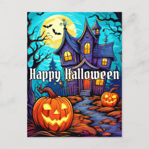 Happy halloween - Hemma hus Vykort