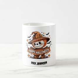 Happy halloween - Hocus Pocus Orange Black Kaffemugg