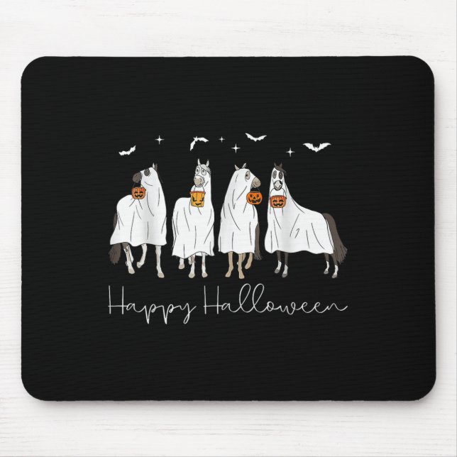 Happy Halloween Horse Ghost 2025  Musmatta (Framsidan)