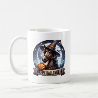 Happy Halloween Horse Mug, Halloween Gift, Animal Kaffemugg