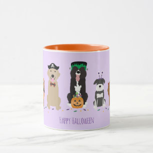 Happy halloween Hundar Lila Mugg