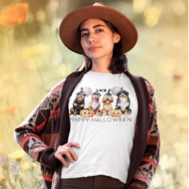 Happy halloween Hundar T Shirt
