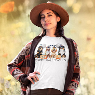 Happy halloween Hundar T Shirt