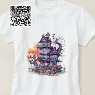 Happy halloween Husky Witch och Spooky Friends T Shirt