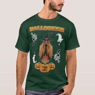 Happy halloween I Hund älskare I Bloodhound 4294 T Shirt