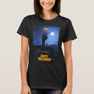 Happy halloween i oktober i bära t shirt