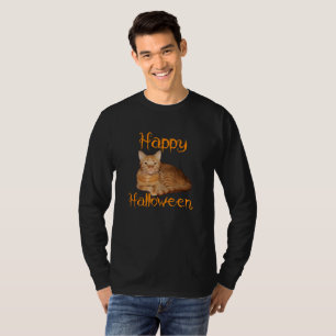 Happy halloween, icke-Scary Orange Tabby katt T Shirt
