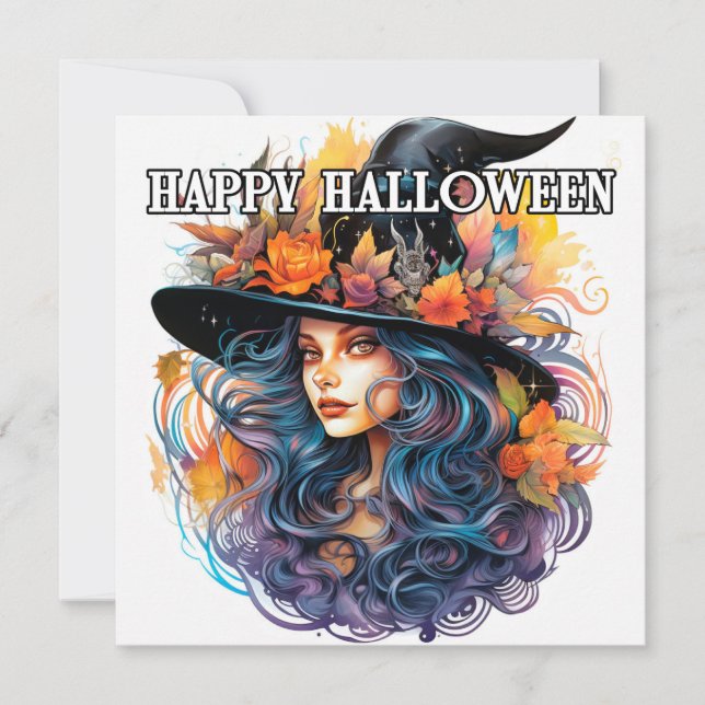 Happy halloween | Illustration av höstfrekvens Kort (Framsida)