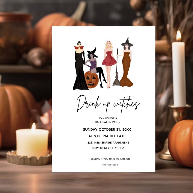 Happy halloween, inbjudan (Skapare uppladdad)