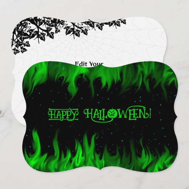 HAPPY HALLOWEEN! INBJUDNINGAR (Fram/baksida)