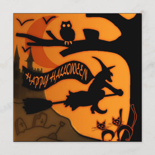 Happy halloween inbjudningar