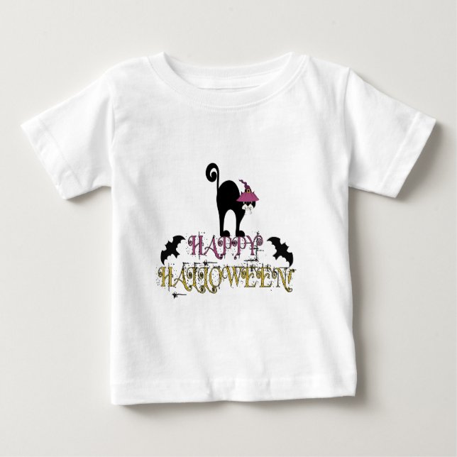 Happy halloween Infant Långärmad Shirt Tröja (Framsida)
