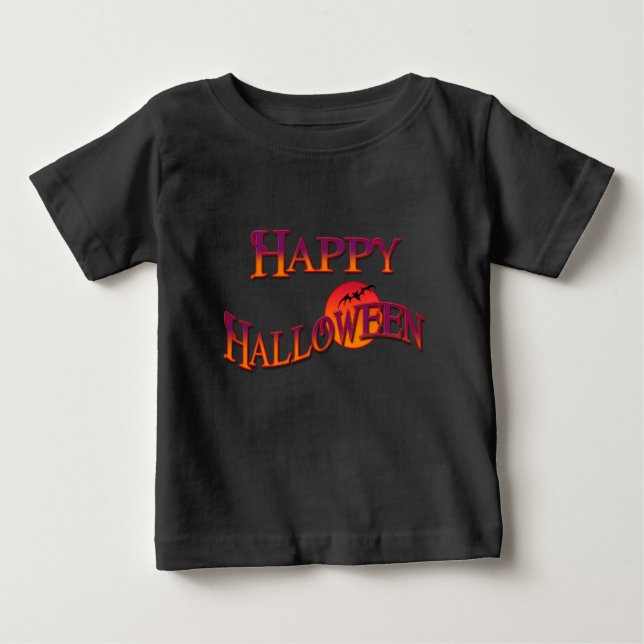 Happy halloween Infant TShirt T Shirt (Framsida)