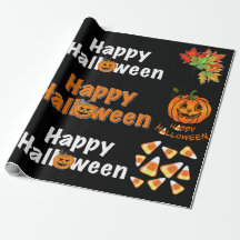 Happy halloween-jack-o-lantern candy corn