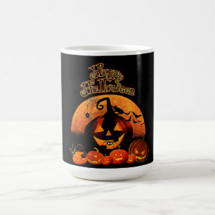 Happy halloween Jack-o-lantern Kaffemugg