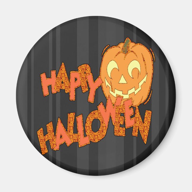 Happy halloween Jack o lantern Magnet (Framsidan)