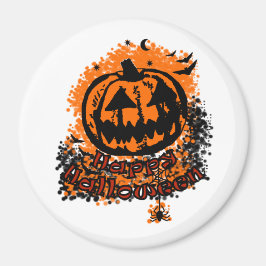 Happy halloween Jack o lantern Magnet